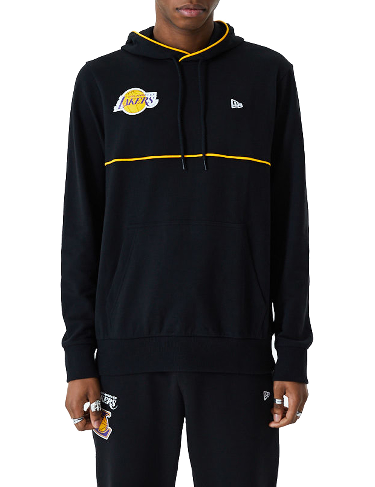 Marca New EraNew Era NBA LOS ANGELES LAKERS Piping Dunk Hoodie Pullover 